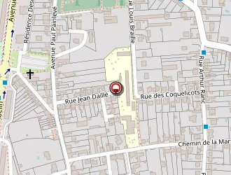 Carte de Merlaud James à Châtellerault