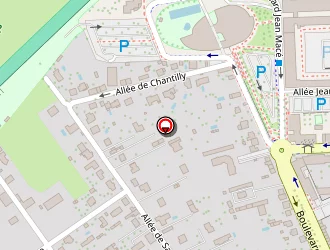 Carte de Les Volets Bleus à Châteauroux