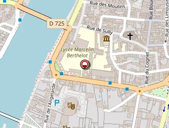 Carte de Les Boules Bleues à Châtellerault