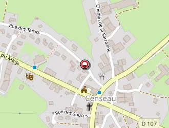 Carte de Urgence (services Locaux) à Censeau