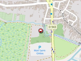 Carte de Paroisse Saint Christophe à Châteauroux