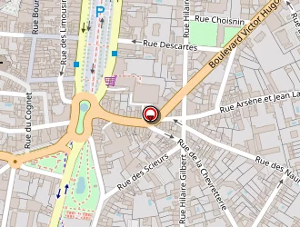 Carte de Paris-new York à Châtellerault