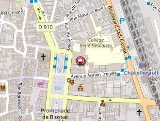 Carte de La Poste à Châtellerault