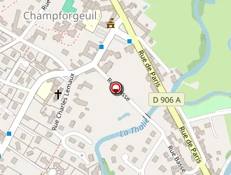 Carte de Stade Des Prés Virey à Champforgeuil