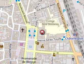 Carte de Thévenet Music à Châtellerault