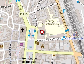 Carte de La Grangée à Châtellerault