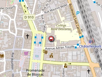 Carte de Audika à Châtellerault