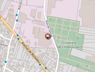 Carte de Chatellerault Ambulances à Châtellerault