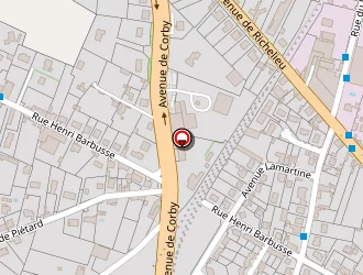 Carte de Le Corby à Châtellerault