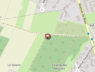 Carte de La Soierie à Châteauroux