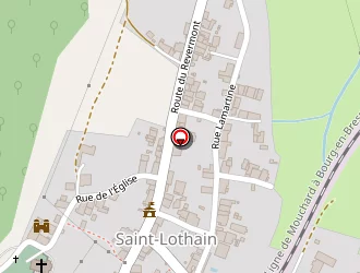 Carte de La Poste à Saint-lothain