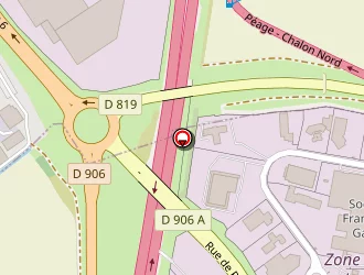 Carte de Fairway Hôtel à Champforgeuil