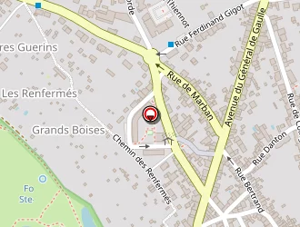 Carte de Renault Garage Aubert à Déols