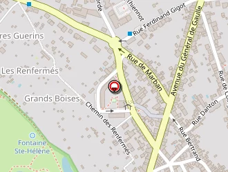 Carte de Pournin Hubert à Déols