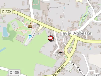 Carte de Entre Vert Et Créa à Faye-l'abbesse