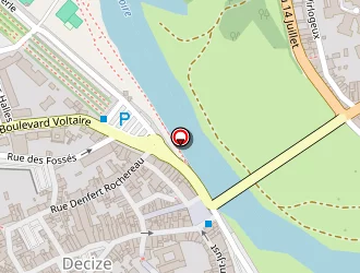 Carte de Maison De La Presse à Decize