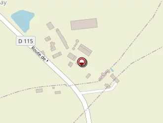 Carte de Derycke à Saint-baudel