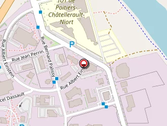 Carte de Pôle Emploi à Châtellerault