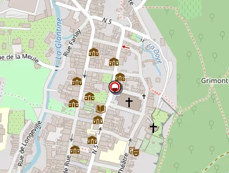 Carte de Aux Platanes à Poligny