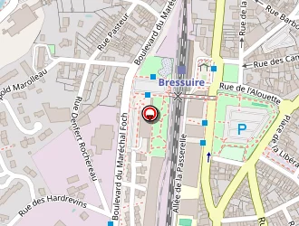 Carte de Fradin-bilheu (ets) à Bressuire