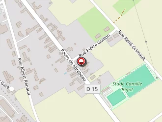 Carte de Stade C. Bigot à Saint-jean-de-sauves