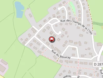 Carte de Milliens (ferme Les) à Marmagne