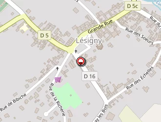 Carte de Salle Du Pre Du Four à Lésigny