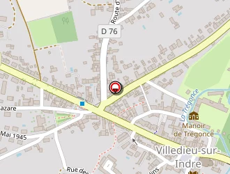 Carte de Papillon-chereau à Villedieu-sur-indre