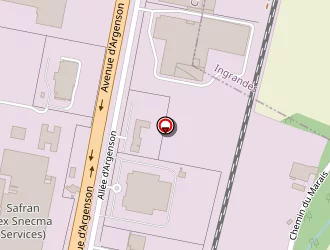 Carte de Ibis Budget à Châtellerault