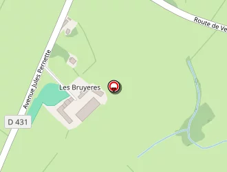 Carte de Ecuries Des Bruyères à Saint-pierre-de-varennes