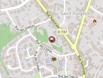 Carte de Ponthoreau à Saint-fulgent