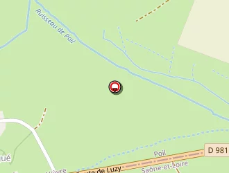 Carte de La Poste à Poil