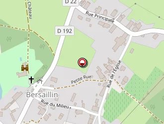 Carte de Dadaux à Bersaillin