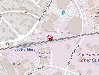 Carte de Alletru Barreau à Herbiers (les)