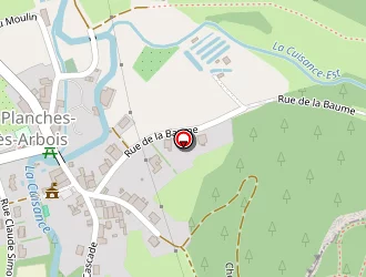 Carte de Castel Damandre à Planches-près-arbois (les)