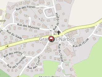 Carte de Brundo Thomas à Granges-narboz