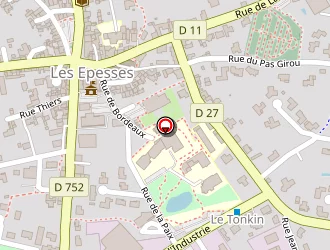 Carte de Institut Alexandra à Epesses (les)