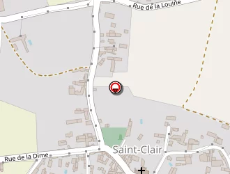 Carte de Diet Service Sante à Saint-clair