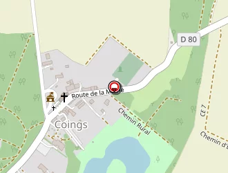 Carte de Relais Saint Jacques à Coings