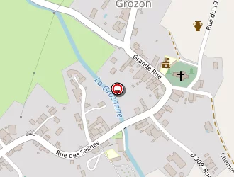 Carte de La Poste à Grozon