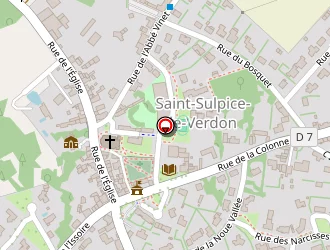 Carte de Brie André à Saint-sulpice-le-verdon