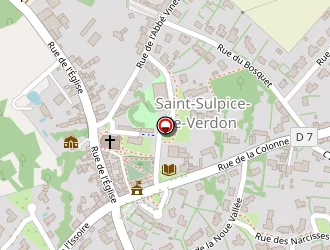 Carte de Aframar Taxi à Saint-sulpice-le-verdon