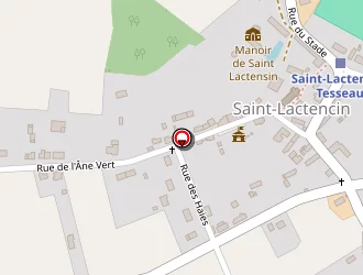 Carte de Des Gatines à Saint-lactencin