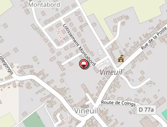 Carte de Limousin André à Vineuil