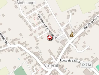 Carte de Aufrere Christophe à Vineuil