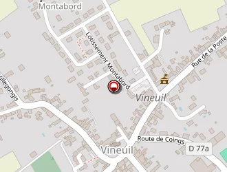 Carte de Tribut Séraphine à Vineuil