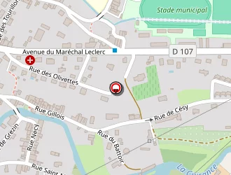 Carte de Moulin 100 Eaux à Arbois