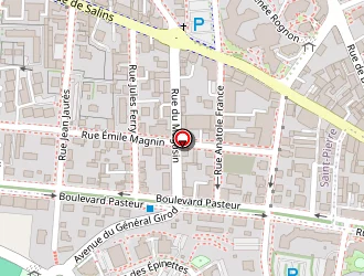 Carte de Le Pétrin Ribeirou à Pontarlier