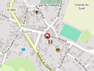 Carte de Berthier Bâtiment à Saint-honoré-les-bains