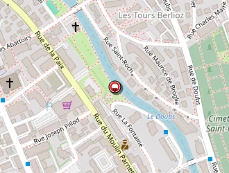 Carte de Jumpoff à Pontarlier